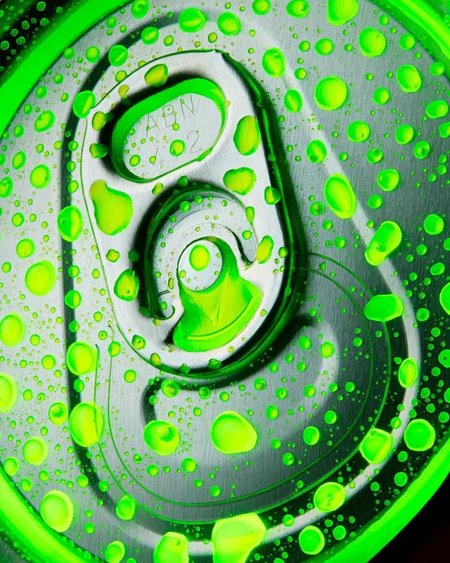 Green Abstract Liquid Graphic, organic, gradient-heavy, vibrant