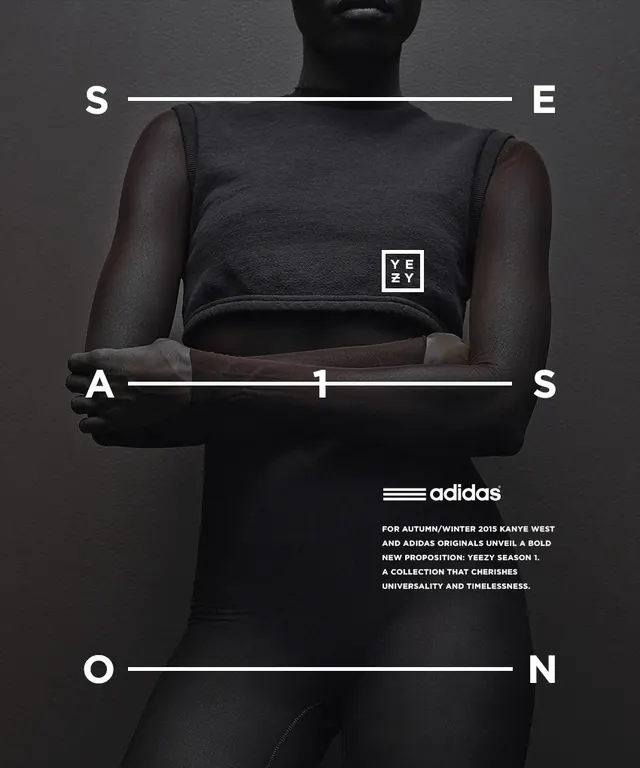 Adidas Performance Apparel Mockup, minimal, swiss, dark