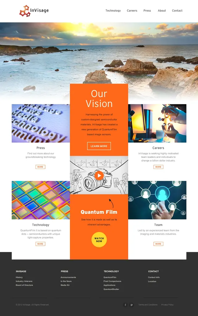 Quantum Vision Brand Identity, minimal, corporate-clean, vibrant