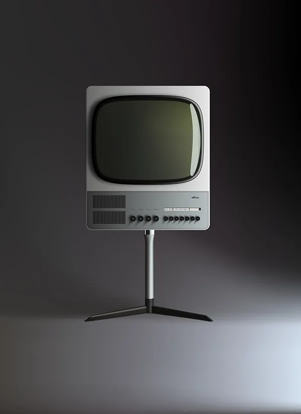 Retro Television Monitor