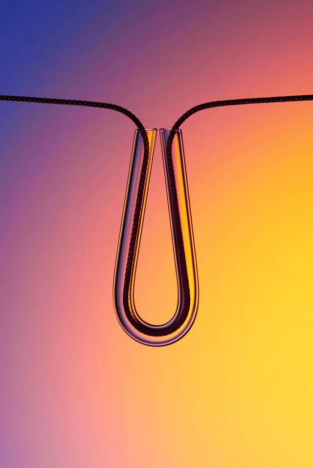 Abstract Gradient Line Art, minimal, geometric, vibrant