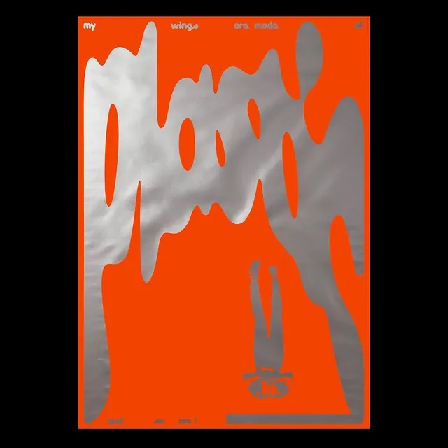 Abstract Liquid Graphic, brutalist, maximalist, vibrant