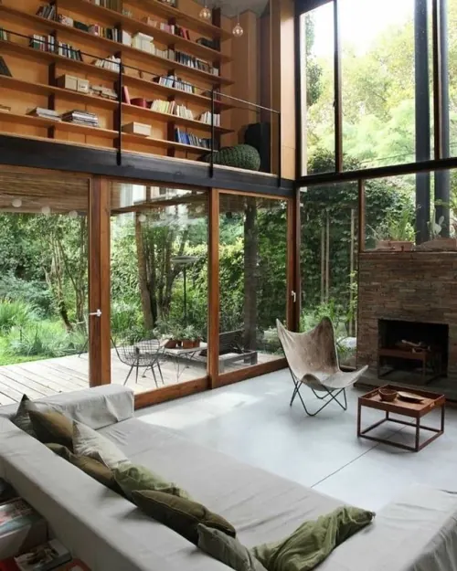 Modern Interior Living Space, minimal, luxury, warm