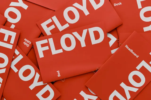 Floyd Branding Identity, minimal, geometric, vibrant