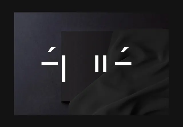 Minimalist Abstract Graphic Composition, minimal, dark-mode, dark