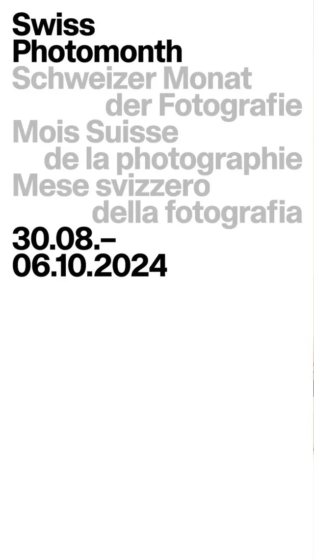 Swiss Photomonth Typography Layout, swiss, minimal, monochrome