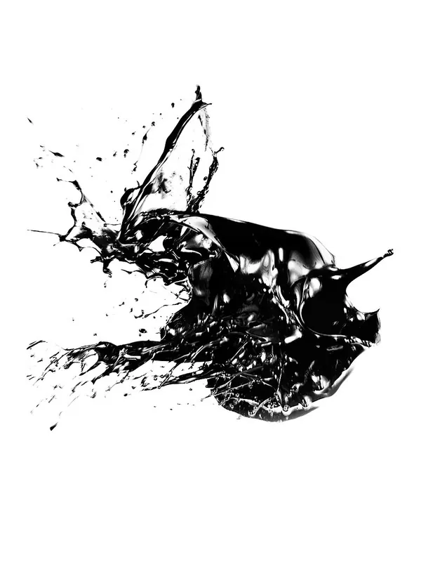Black Ink Splash