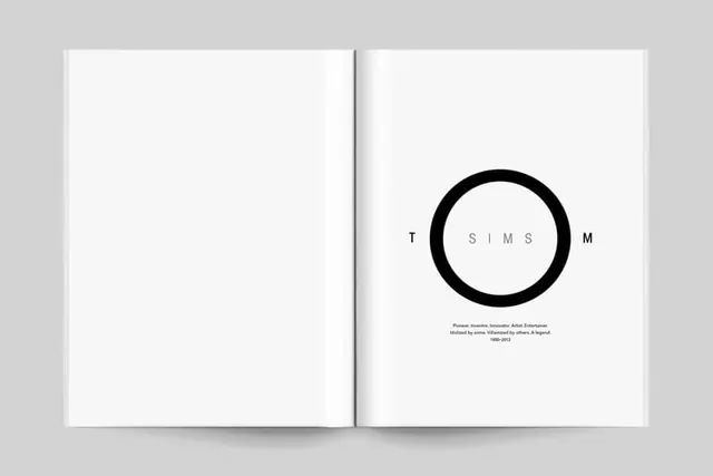 Minimalist Logo and Wordmark Layout, minimal, swiss, monochrome
