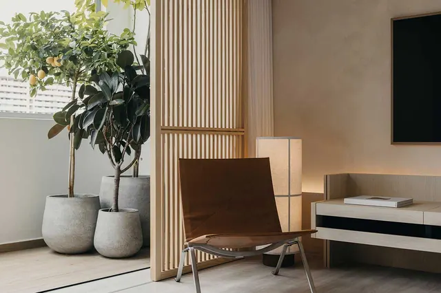 Interior Design Living Space, minimal, organic, warm