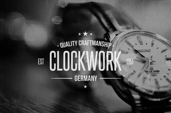 Clockwork Germany Branding, minimal, monochrome, monochrome