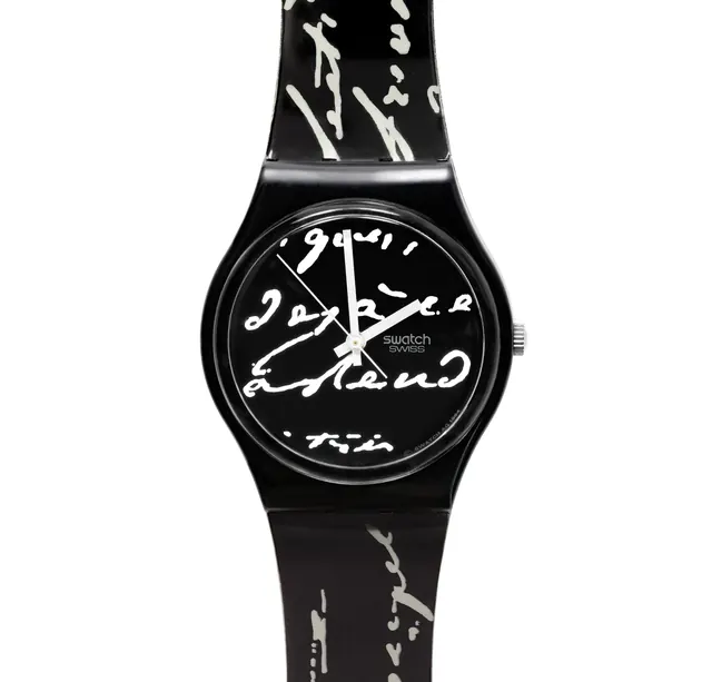 Abstract Line-Art Watch Design, minimal, line-art, monochrome