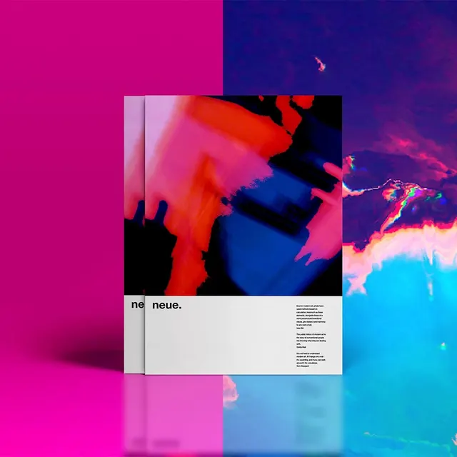 Abstract Color Block Identity, maximalist, abstract, vibrant