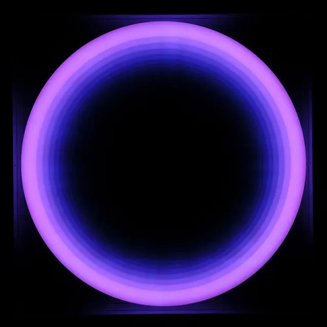 Glowing Purple Ring, gradient-heavy, dark-mode, vibrant