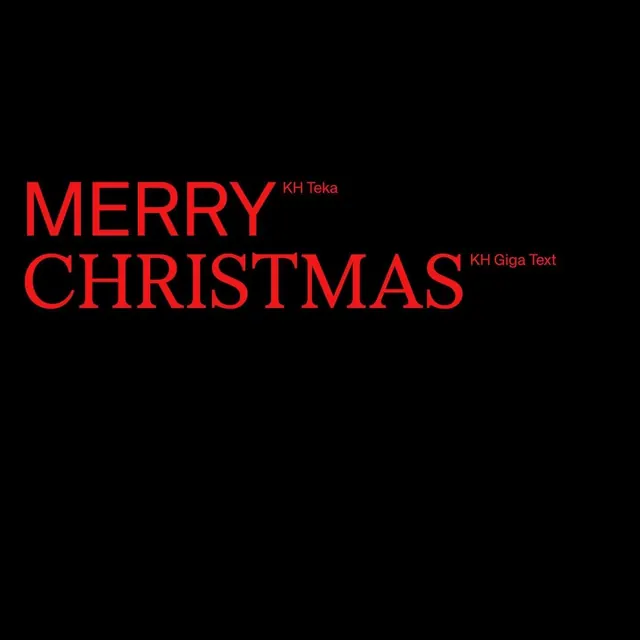 Merry Christmas Typography
