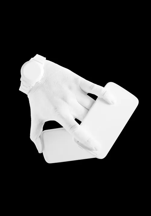 3D Abstract Sculpture, abstract, minimal, monochrome