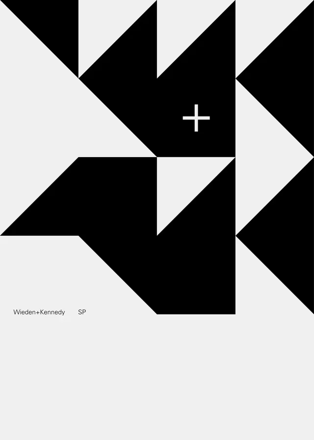 Geometric Abstract Composition, minimal, swiss, monochrome