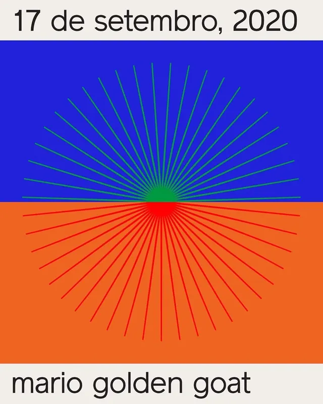 Sunburst Graphic with Text, minimal, geometric, vibrant