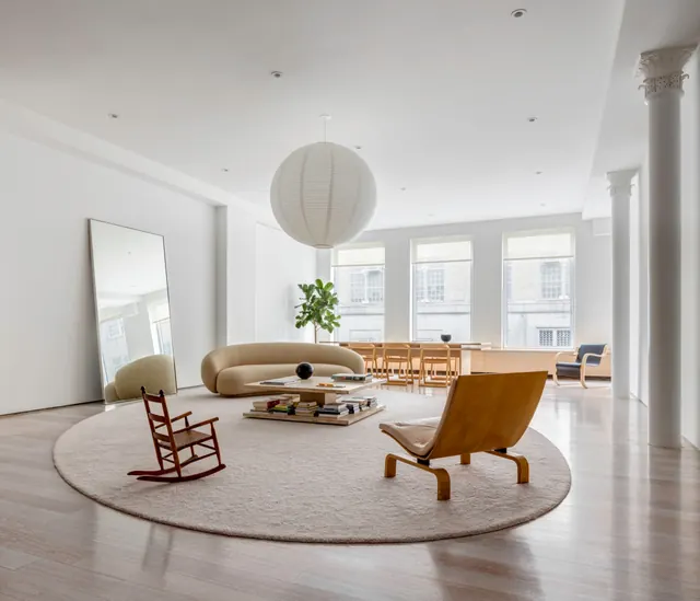 Modern Minimalist Interior Lounge, minimal, light-mode, light