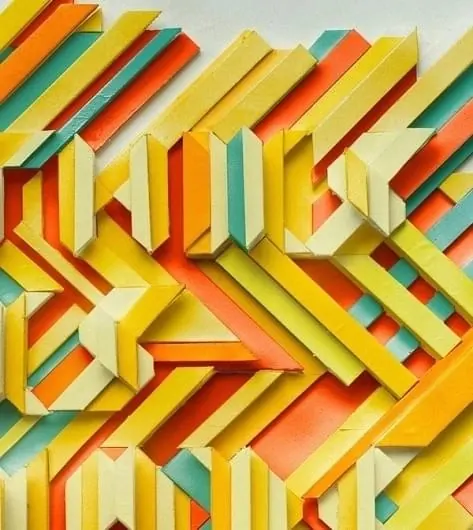 Geometric 3D Pattern, geometric, 3d-render, vibrant