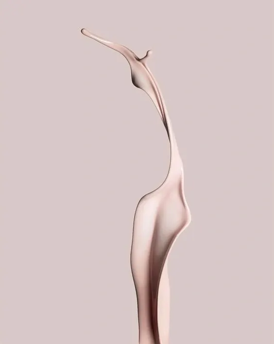 Abstract Fluid Form, organic, minimal, muted