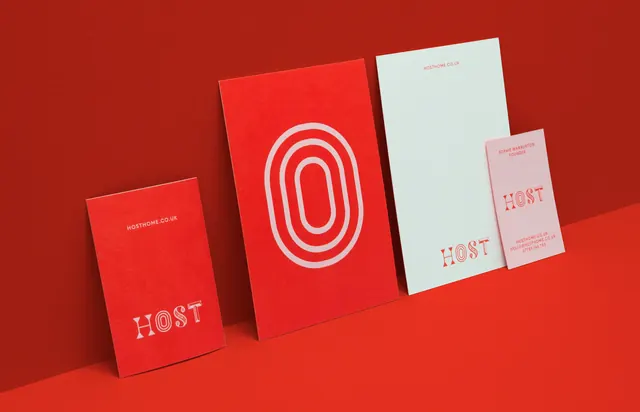 Brand Identity Mockup, minimal, corporate-clean, high-contrast