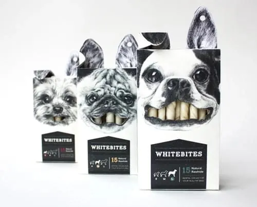 Dog Portrait Packaging Mockup, minimal, monochrome, monochrome