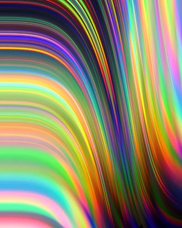 Iridescent Gradient Curves