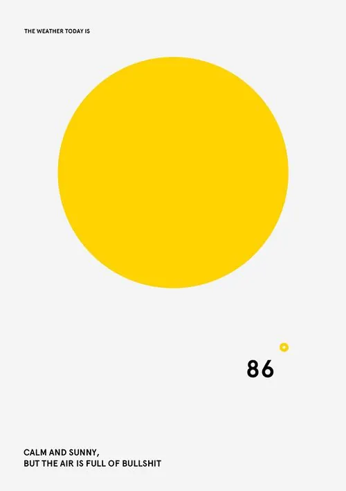Yellow Circle Graphic, minimal, swiss, high-contrast