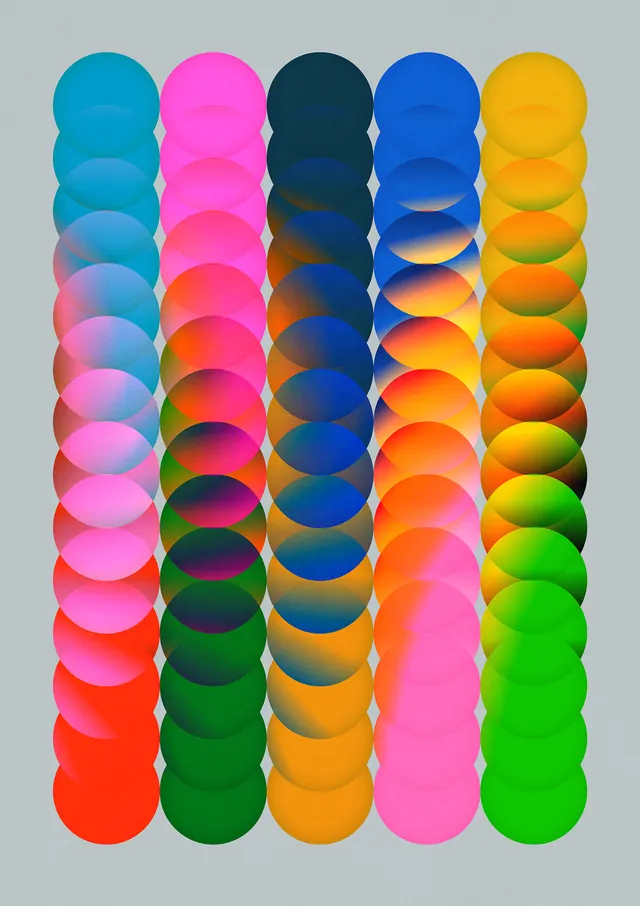 Abstract Gradient Wave Pattern, gradient-heavy, abstract, vibrant