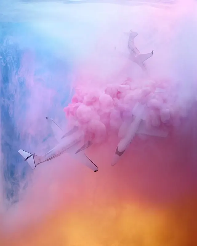 Abstract Powder Explosion, abstract, organic, vibrant