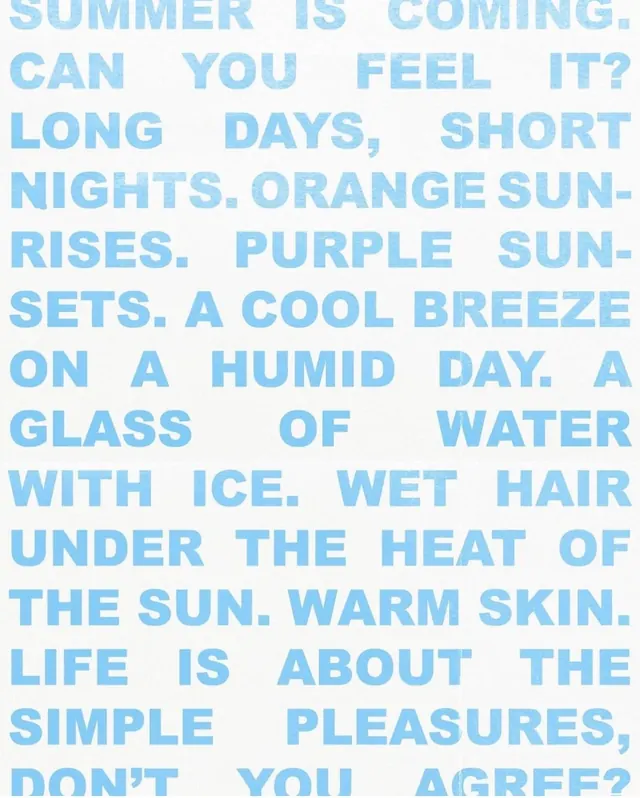 Poetic Typography Layout