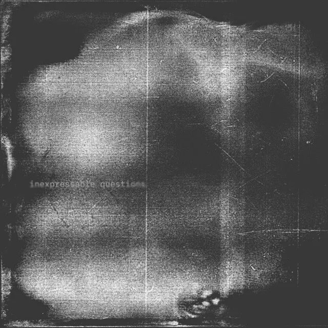 Abstract Grainy Texture with Typography, brutalist, monochrome, monochrome