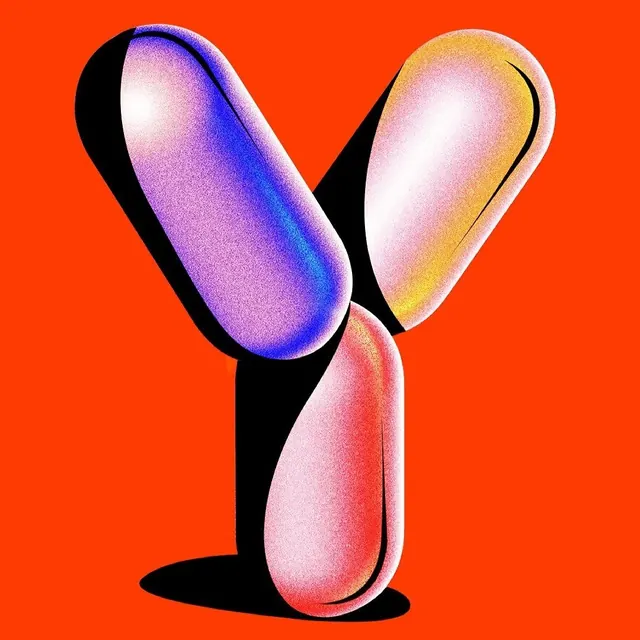 Abstract 3D Shape Composition, 3d-render, gradient-heavy, vibrant