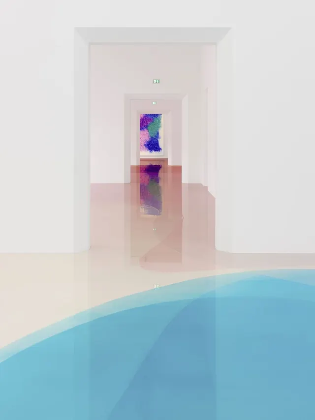 Abstract Architectural Interior, minimal, abstract, light