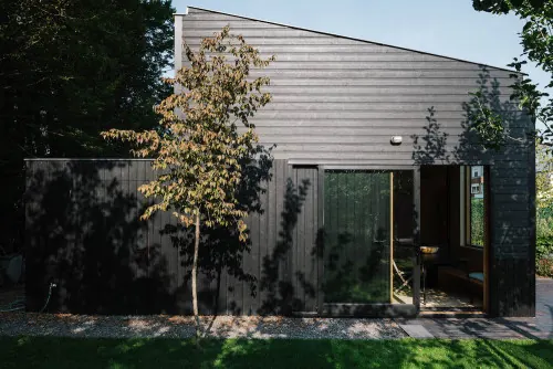 Modern Wood and Glass Architecture, minimal, organic, muted