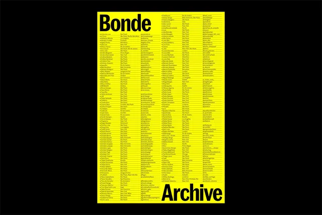 Bonde Archive Typography Layout