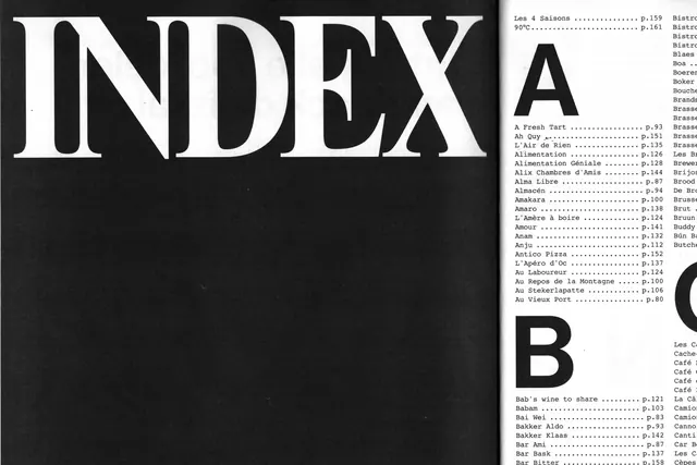 INDEX Typography Layout, swiss, brutalist, monochrome