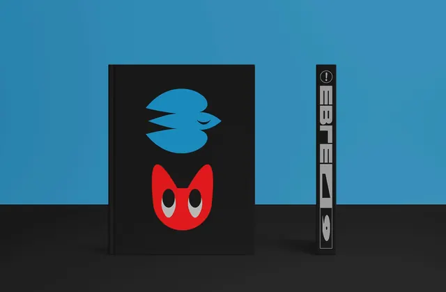 Abstract Graphic Identity, minimal, geometric, high-contrast
