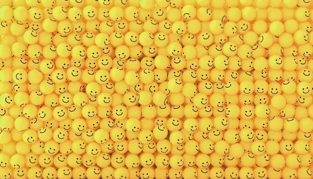 Yellow Emoji Pattern