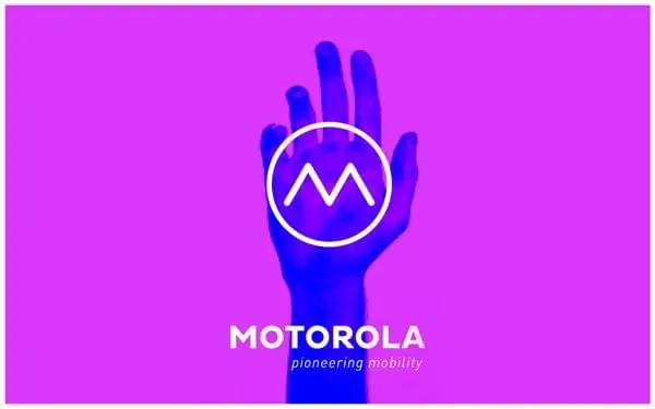 Motorola Brand Identity, minimal, geometric, vibrant