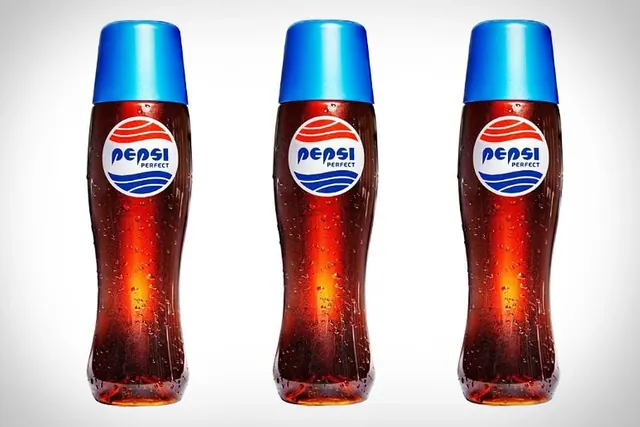 Pepsi Bottle Product Display, photographic, corporate-clean, vibrant