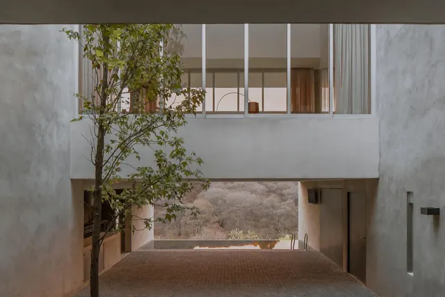 Modernist Architectural Interior, minimal, brutalist, muted