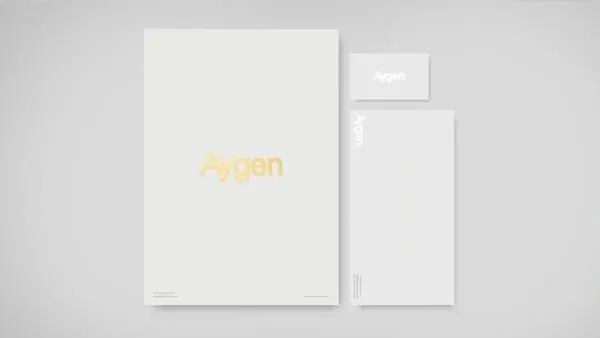 Agen Brand Identity Mockup, minimal, luxury, light