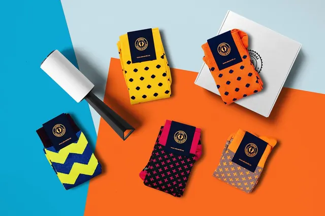 Geometric Identity System with Patterned Assets, neo-brutalist, geometric, vibrant