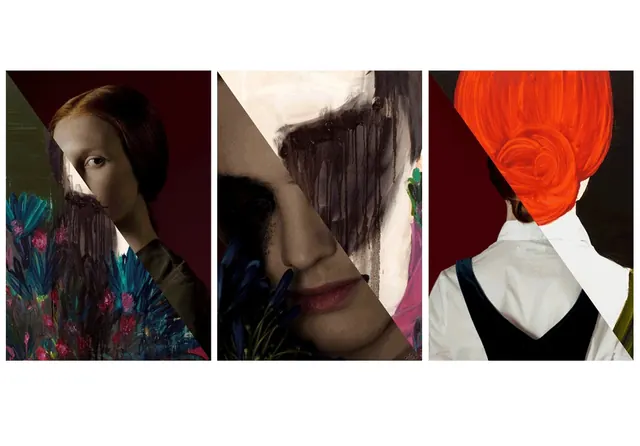Fashion Editorial Collage, editorial, maximalist, vibrant