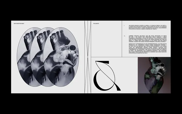 Abstract Circular Identity System, minimal, abstract, monochrome