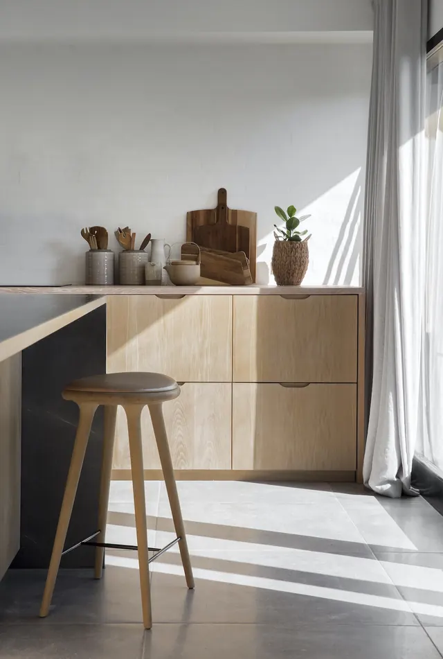 Minimalist Workspace Interior, minimal, light-mode, light