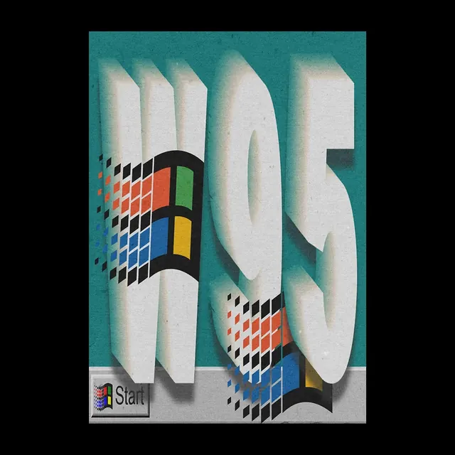 3D Geometric Typography, 3d-render, brutalist, vibrant