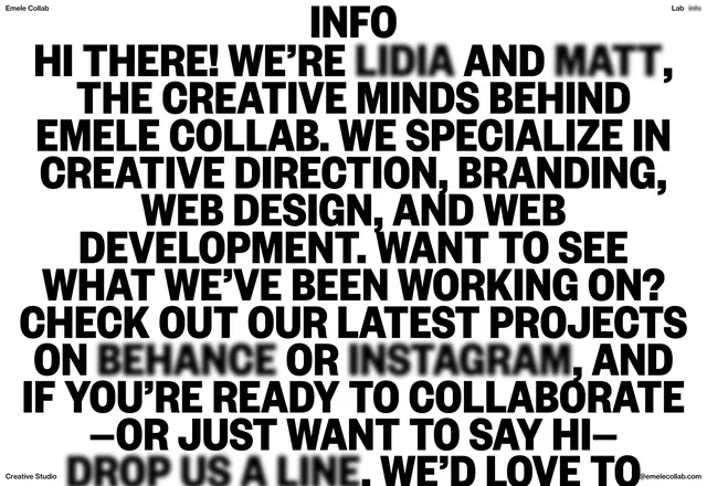 Info Text Layout, minimal, swiss, high-contrast