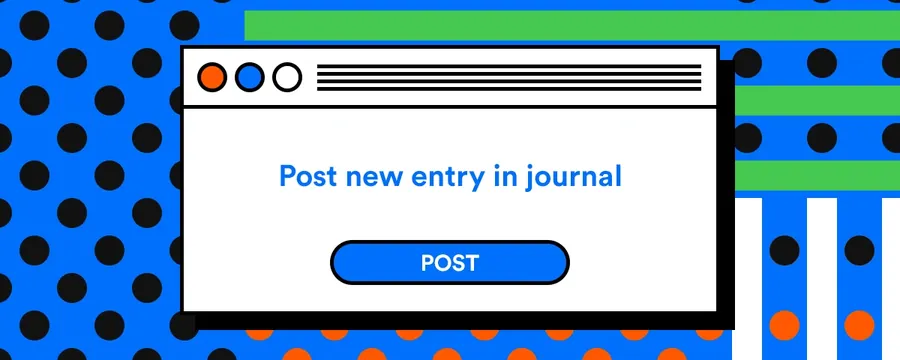 Retro Browser UI Mockup, neo-brutalist, y2k, vibrant